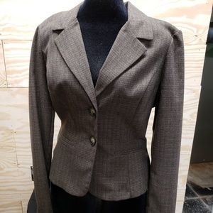 BCX Brown Suit Jacket Size Large